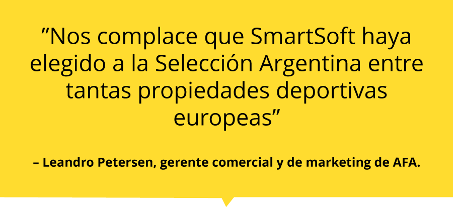 Leandro Petersen sobre alianza SmartSoft y AFA