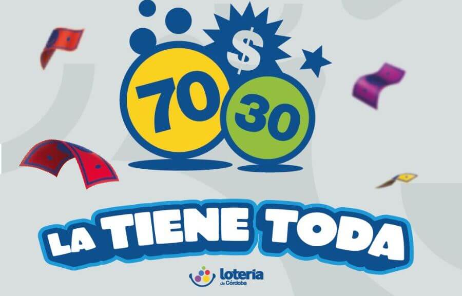 Lotería de Córdoba: 70/30, nuevo juego de lotería