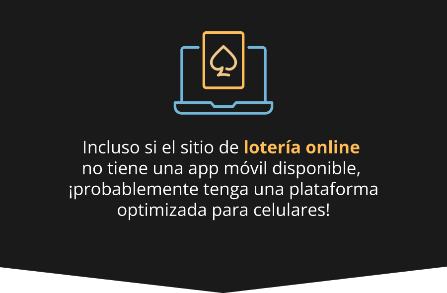 Plataforma celulares lotería online