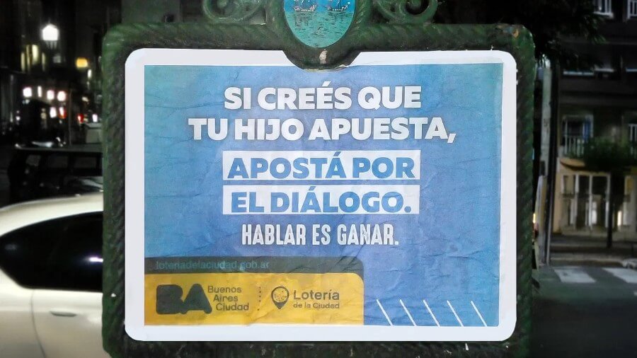 Apostá por el diálogo: campaña de LOTBA contra el juego juvenil