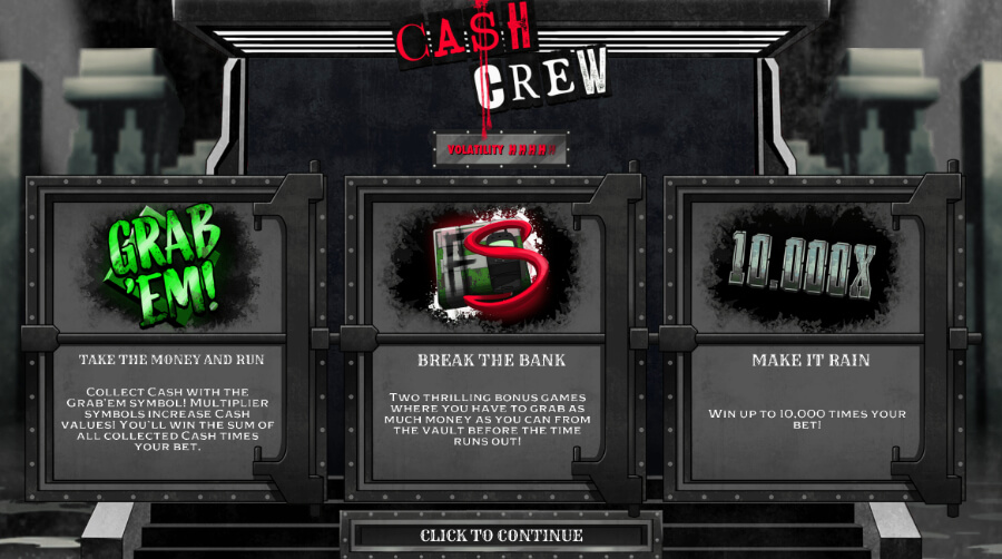 Características de Cash Crew