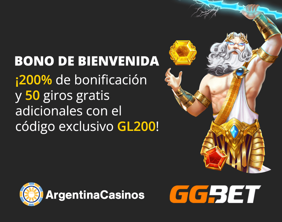 Bono exclusivo ArgentinaCasinos y GGBet