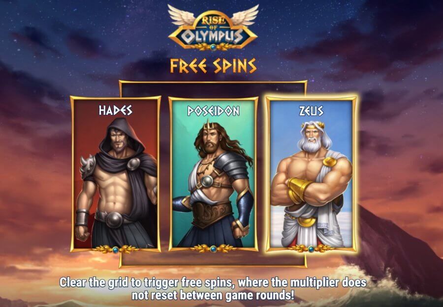 Giros gratis Rise of Olympus slot