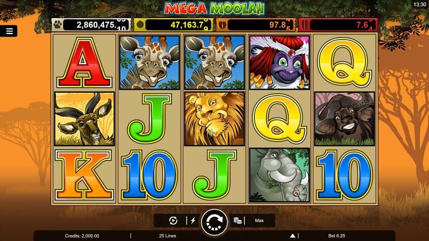 Mega Moolah tragamonedas