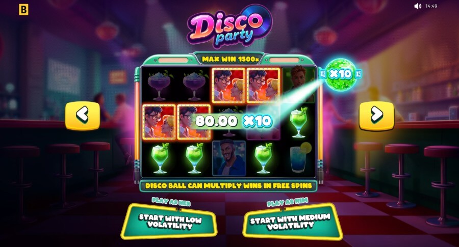 Multuplicador Disco Party slot