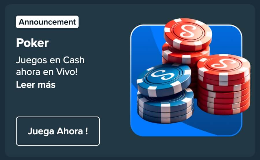 Póker con dinero real en vivo Stake